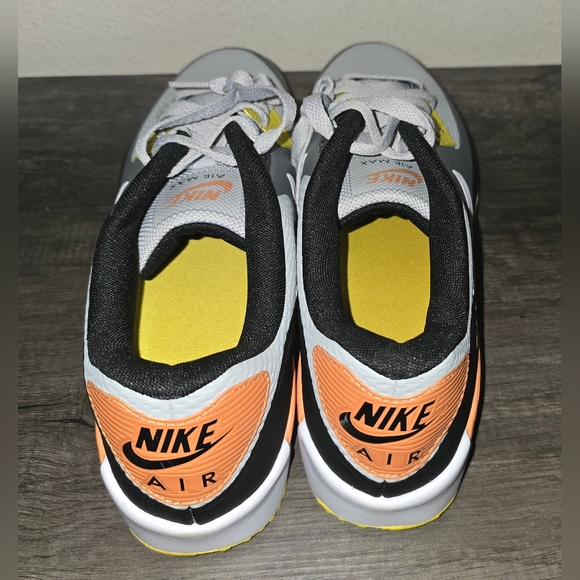 Men's Air Max 90 Golf 'Smoke Grey Black Orange' - Picture 5 of 6